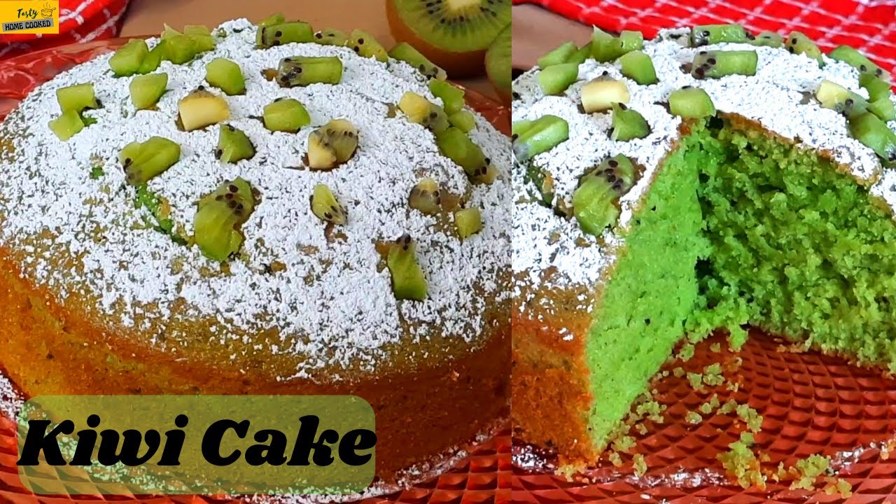 Kiwi Cake | Kiwi Cake Recipe | Super Soft Kiwi Cake
