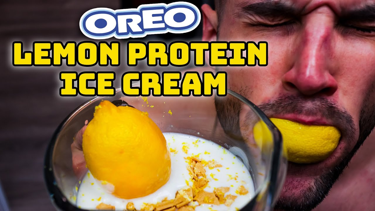 Lemon Oreo Protein Ice Cream for Fat Loss