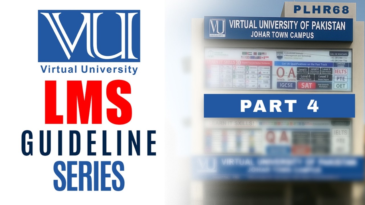 What to Do After VU Admission Email  VULMS Login Guide for New Students Step by Step