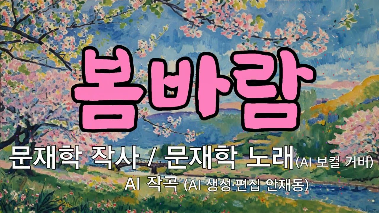 [대중가요] 봄바람 / 문재학 작사 _ 문재학 노래