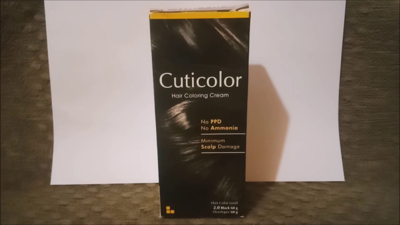 Cuticolor Hair Coloring Cream Review