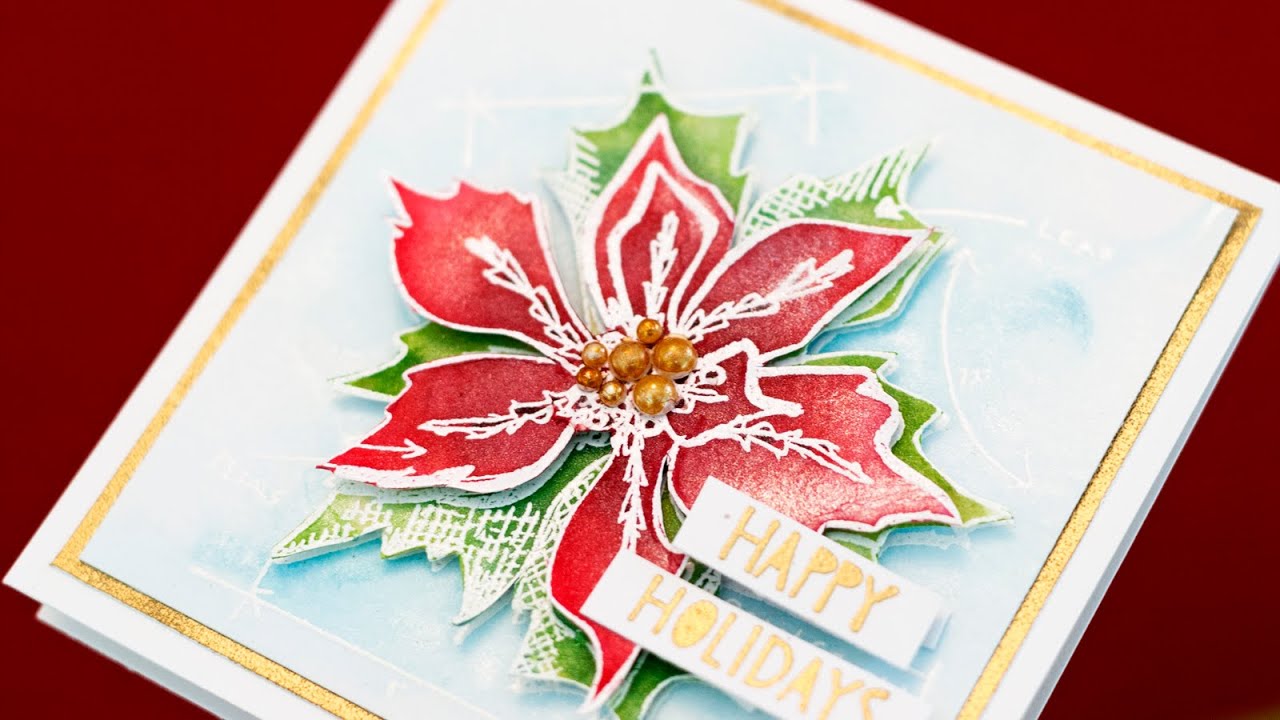 Easy Distress Ink Watercolor + Pearlized Water