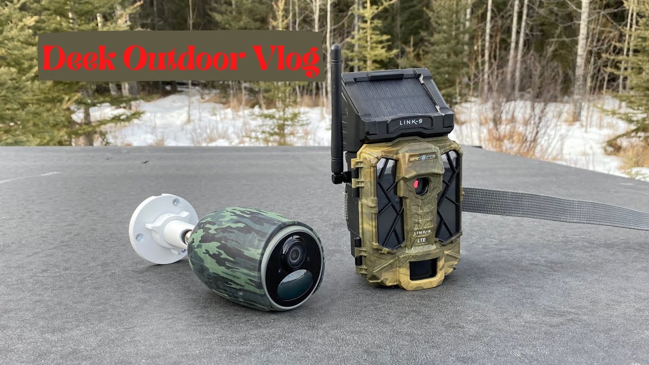 DEEK OUTDOORS VLOG | CELLULAR TRAIL CAMERA COMPARISON | E02