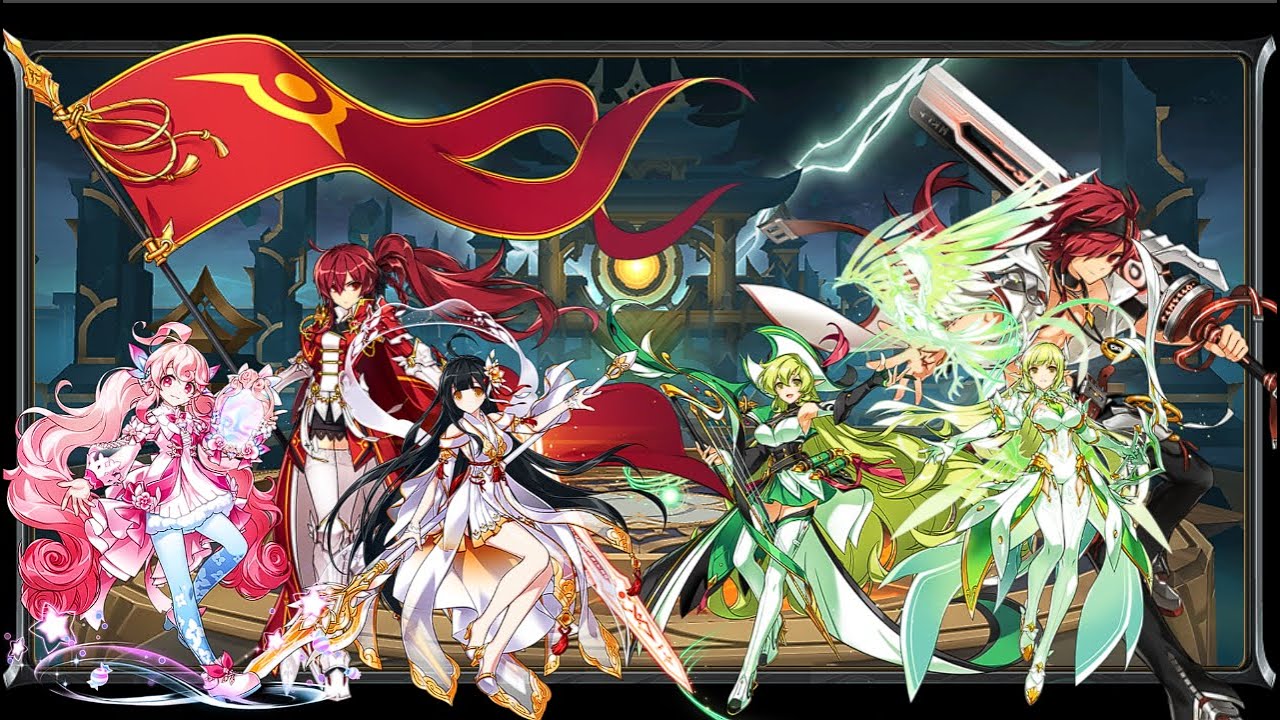 Elsword NA - Pastel Galaxy Guild Berthe Raid Run - Altar of Invocation #1