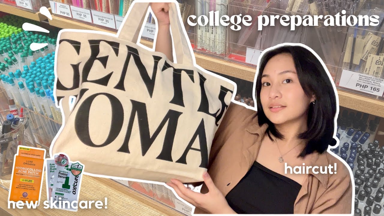 VLOG: Back to School Preparations 📓🛍️ *supplies shopping, haircut, skincare, organizing bag* (UPM)