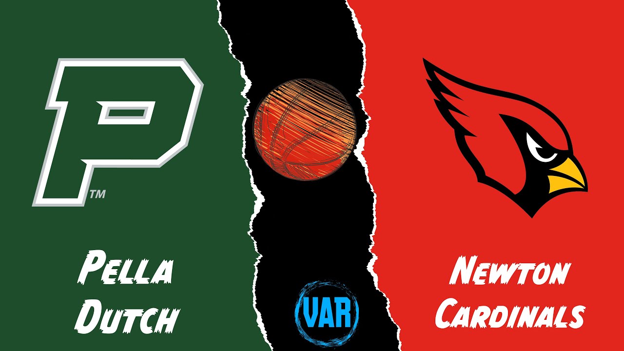 Pella High School Varsity Basketball vs Newton