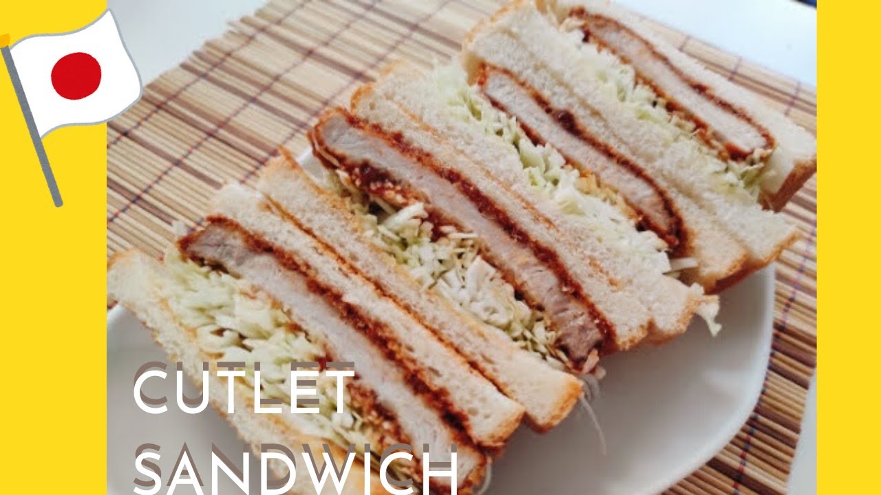 Cómo preparar tonkatsu sandwich(bocadillo de cerdo frito) Receta comida japonesa