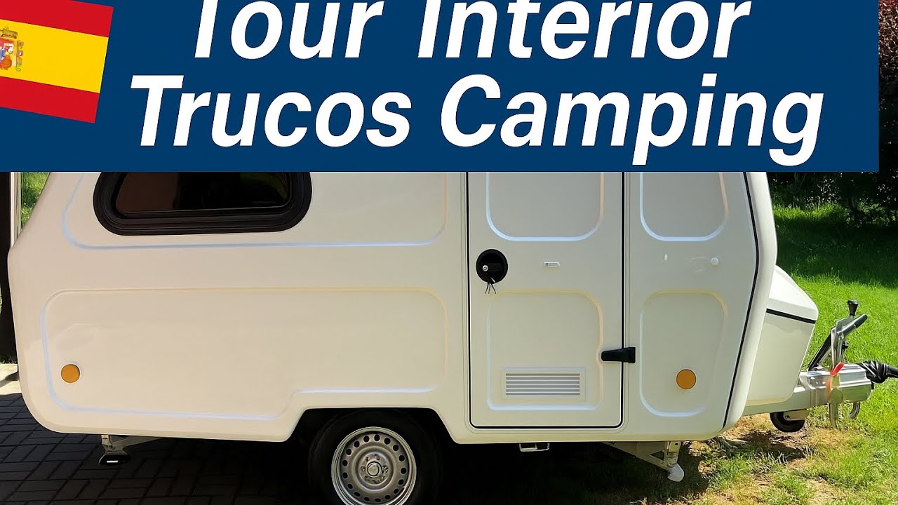 🇪🇸 Mini Caravana / Mini Camper Niewiadow 750kg 🚐 Tour Interior & Trucos de Camping Inteligentes