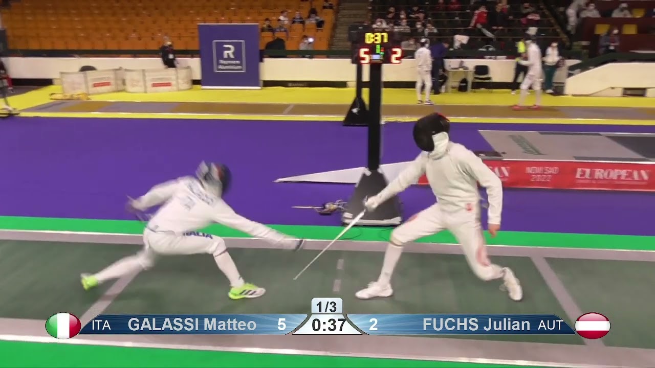 2022 350 T16 06 M E Individual NoviSad SRB ZCH GREEN FUCHS AUT vs GALASSI ITA