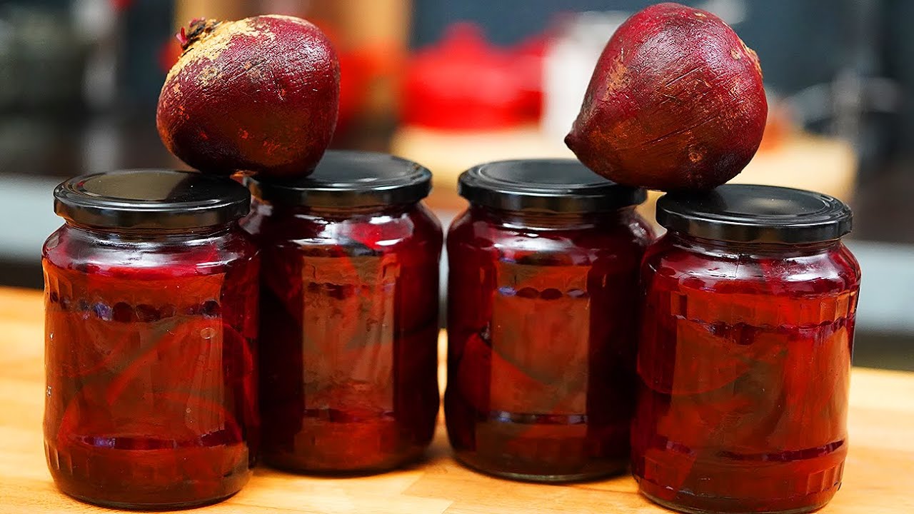 Вареная свекла в банке с уксусом 👌 для ✔️ Салата из вареной свеклы | Шеф Пауль Константин
