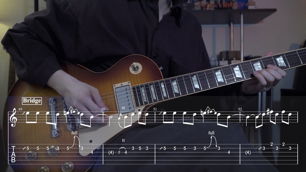 [TAB] ride - wave to earth (기타커버) [Guitar Cover]