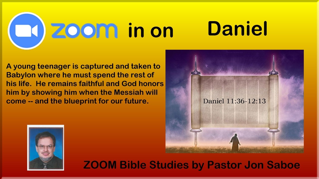 Daniel 11:36-12:13: The angel completes the message, then tells the weary Daniel to rest.