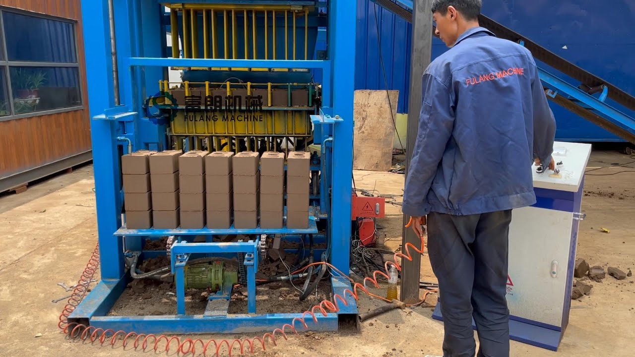 100 tons clay block making machine #brickmakingmachine #brickmachine #claybrickmakingmachine