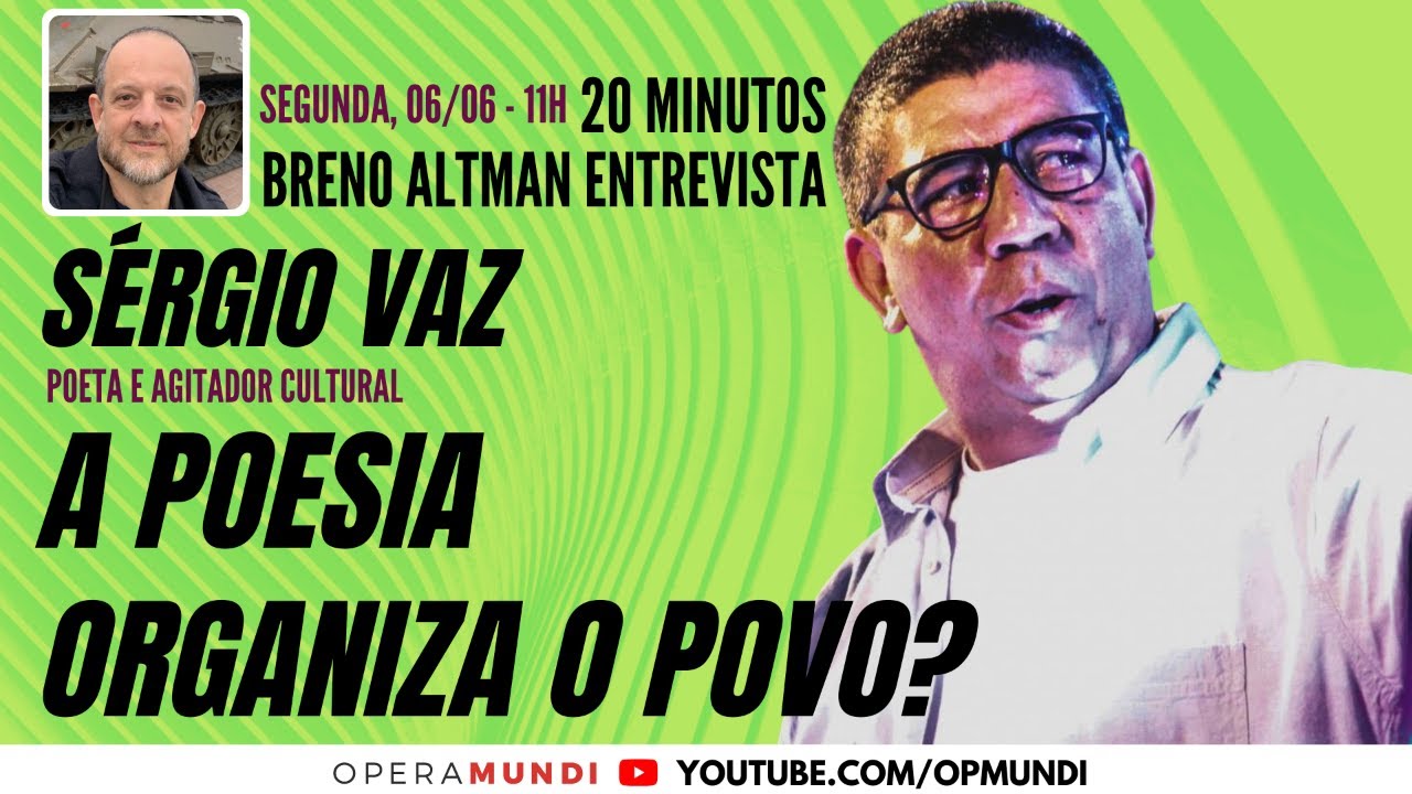 Sérgio Vaz revela o poder da poesia - programa 20 Minutos