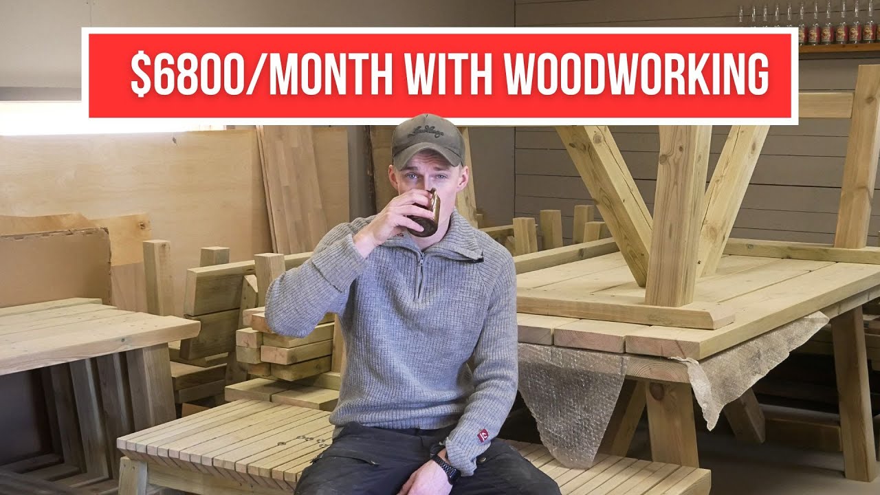 How I made $6800 in ONE MONTH With Woodworking