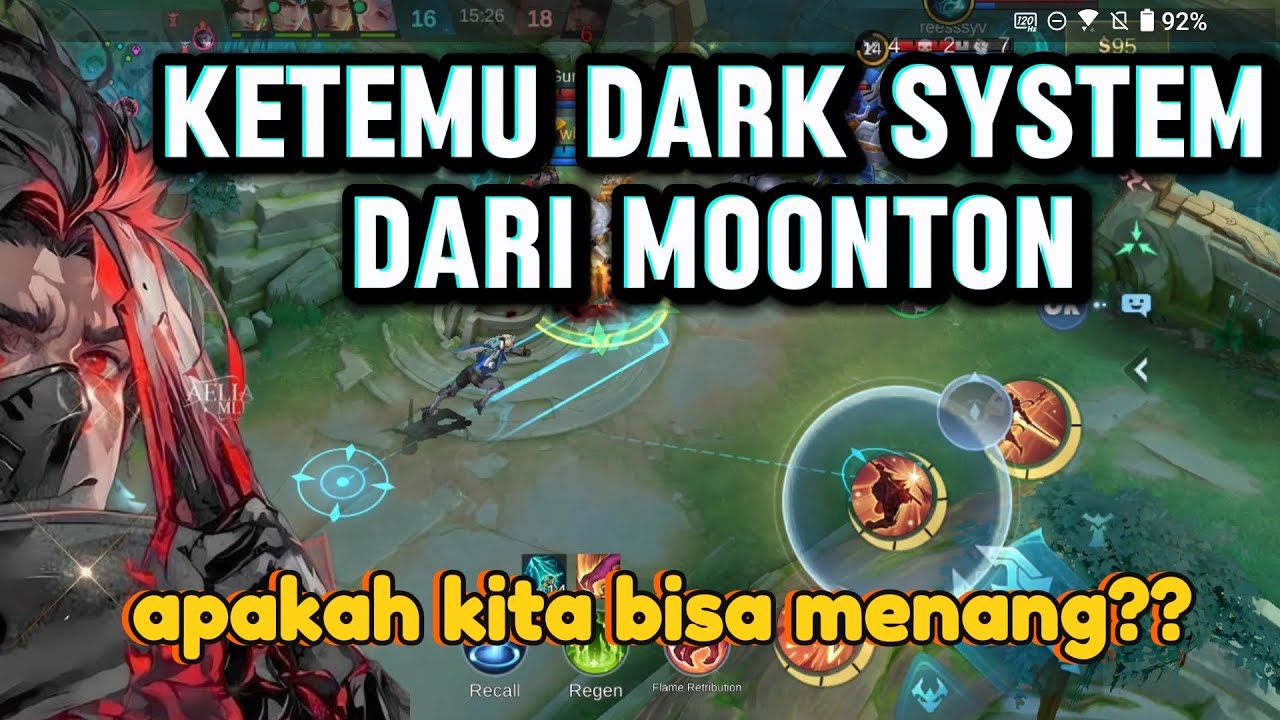 HARD GAME!! GAMEPLAY HAYABUSA KETEMU DARK SYSTEM?? APAKAH BISA COMEBACK?? MLBB