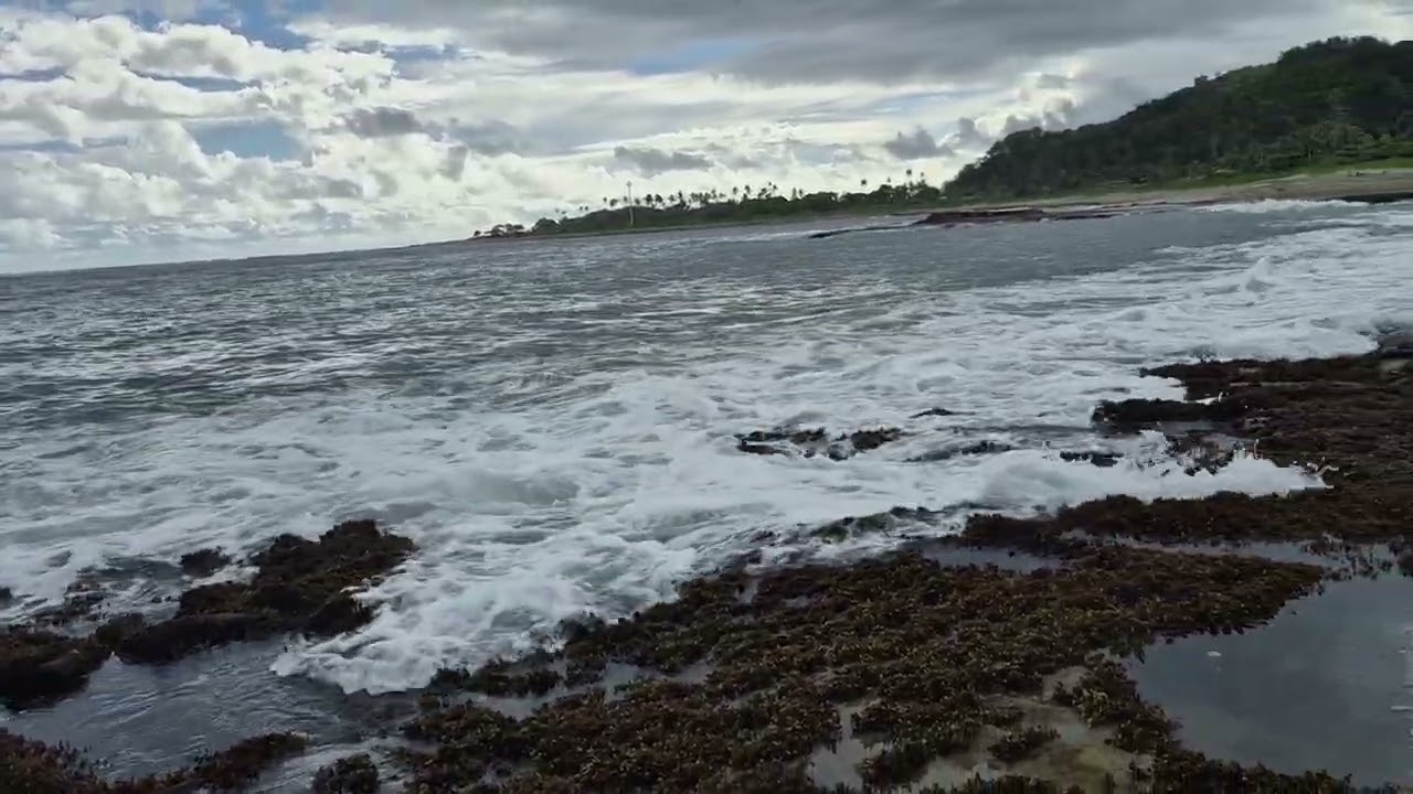 Breaker beach. Fiji
