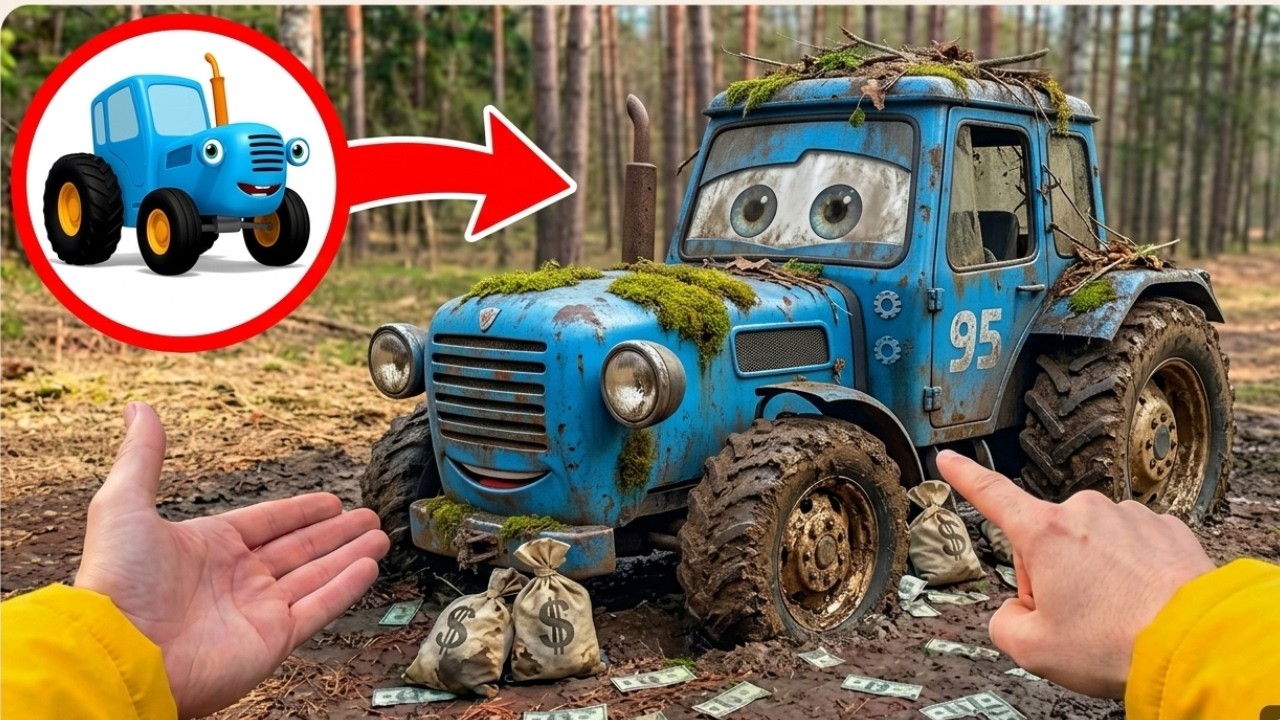 ASMR Restoration of an Abandoned Farm Tractor &mdash; From Rust to Revival