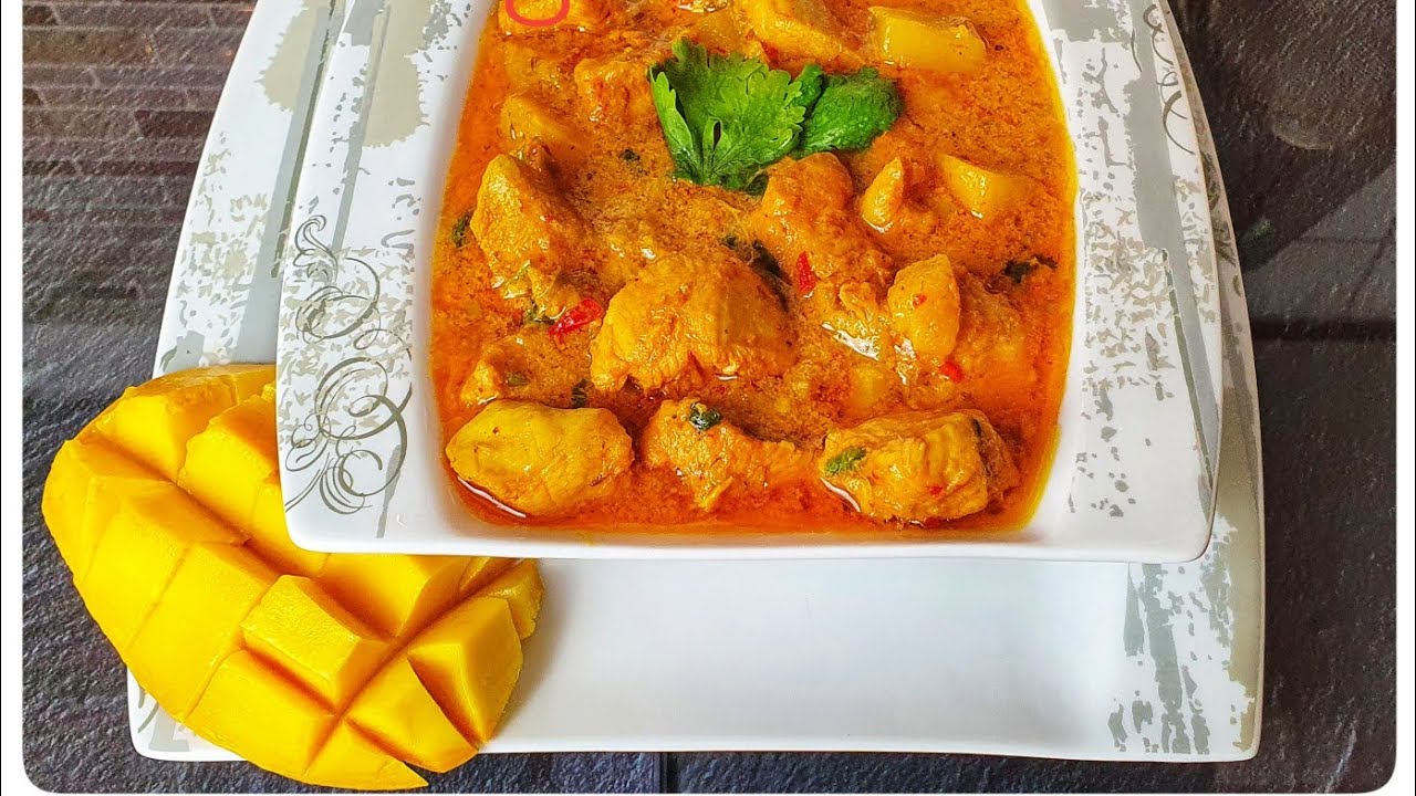 Mango Chicken Rezept mit original  Pakistanische  Mangos/Mango Chicken Curry/Koch mit Sultana
