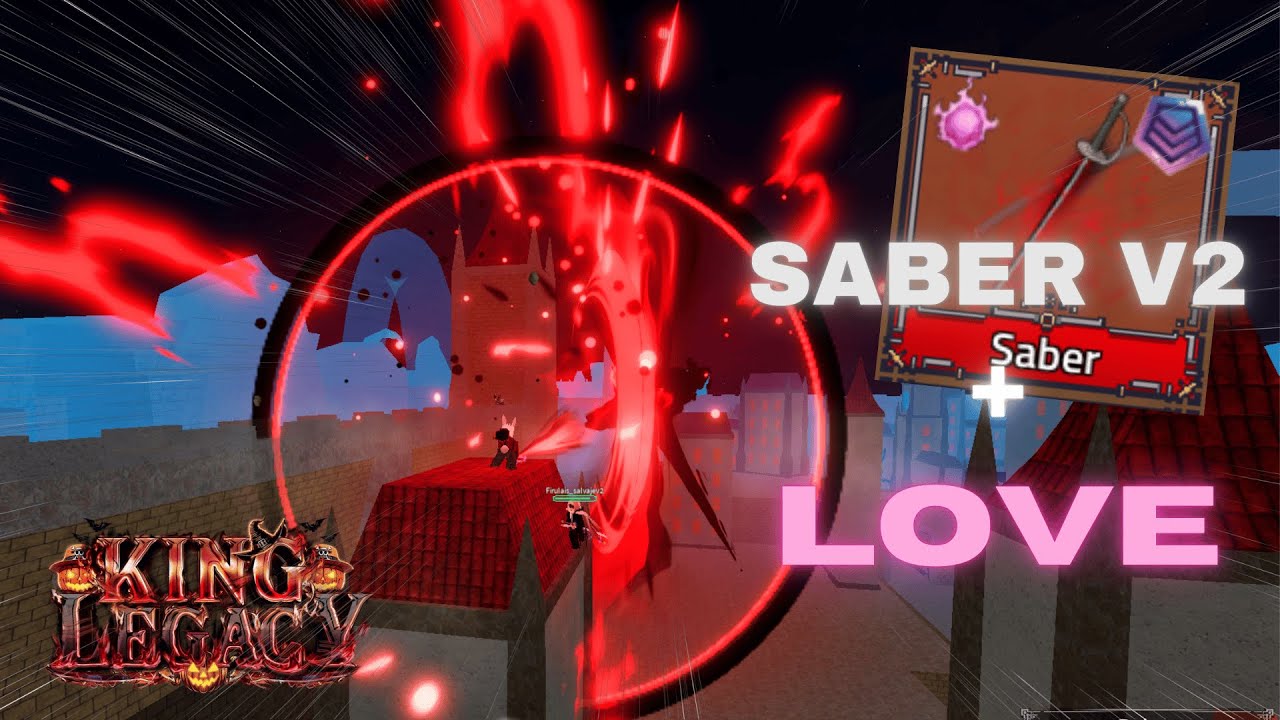 This SABER V2 Combo SHREDS Opponents in Fights! | King Legacy Bounty Hunting