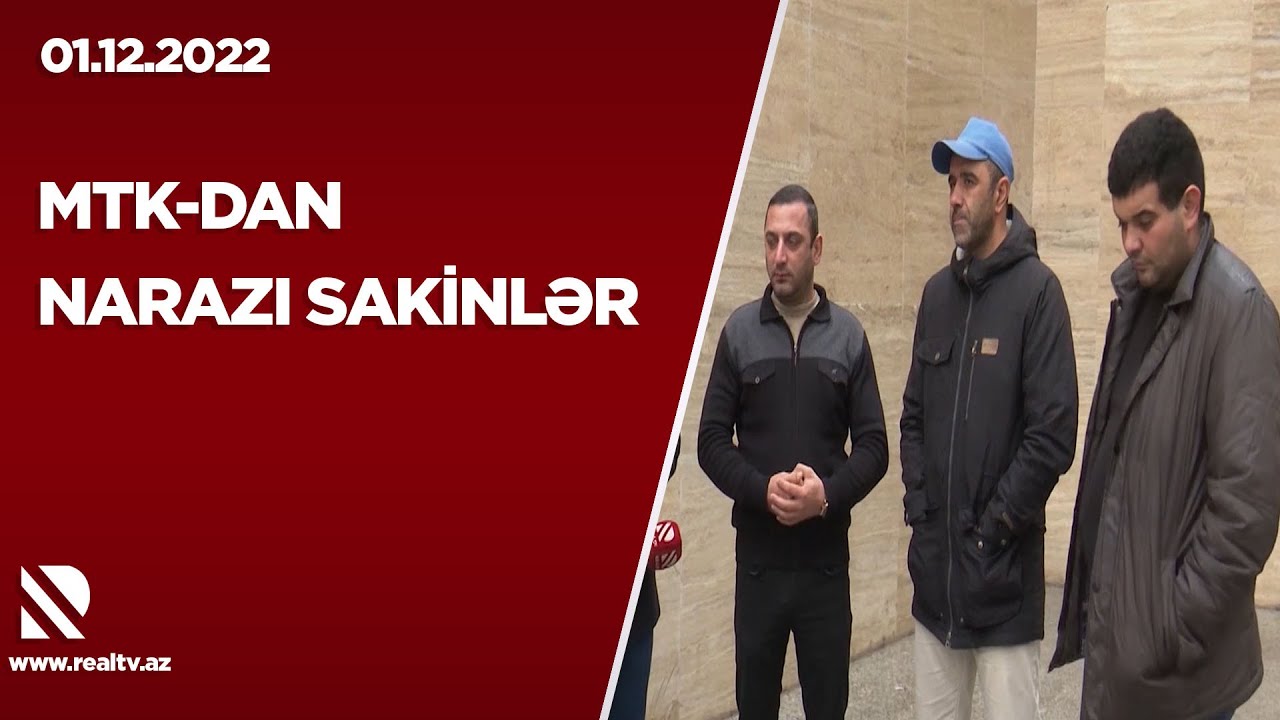 MTK-dan narazı sakinlər - DİN : Məsələ ilə əlaqədar 2 nəfər təqsirləndirilən şəxs saxlanılıb