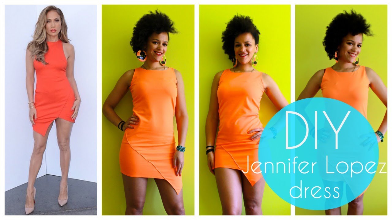 DIY | How To Sew a Dress Like Jennifer Lopez | Sewing For Beginners