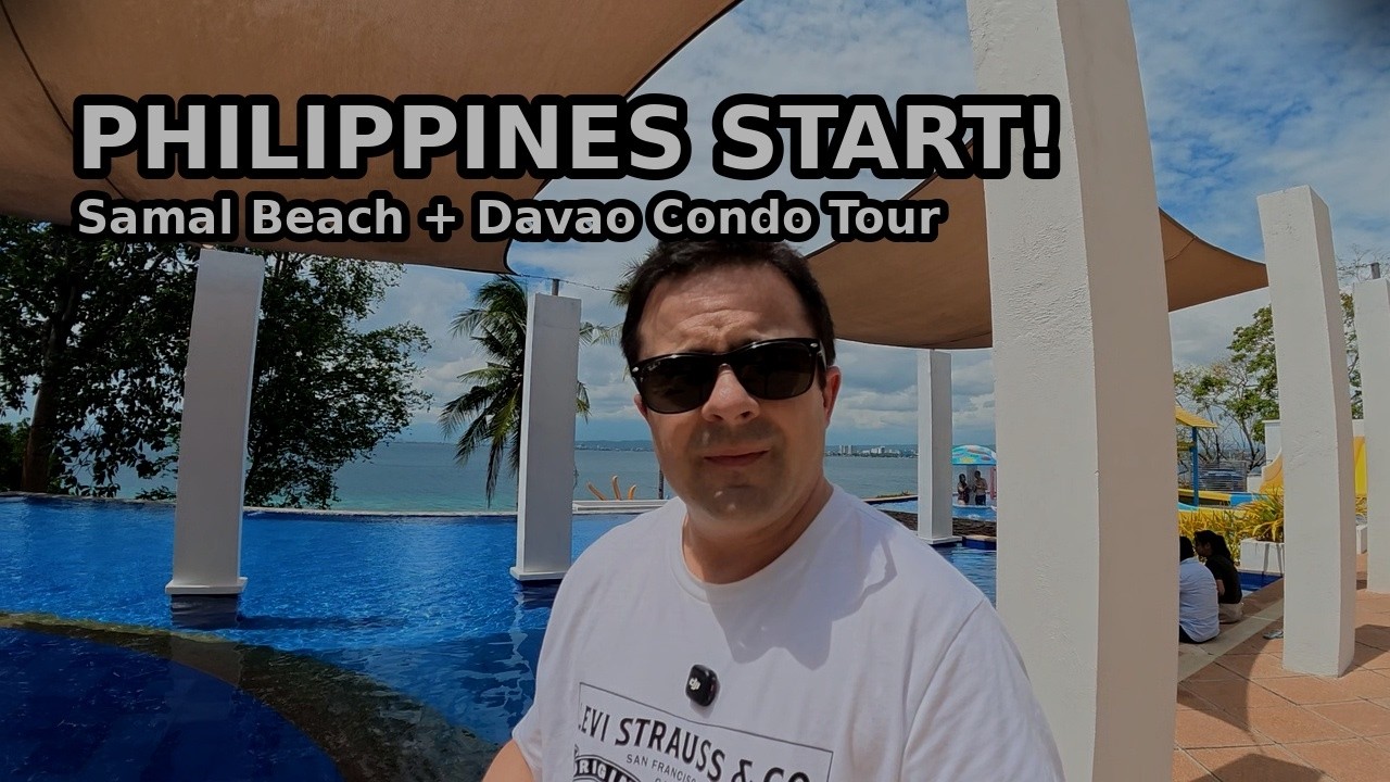 First Days in the Philippines 🇵🇭 | Samal Island Beach Resort + Davao Condo Tour!