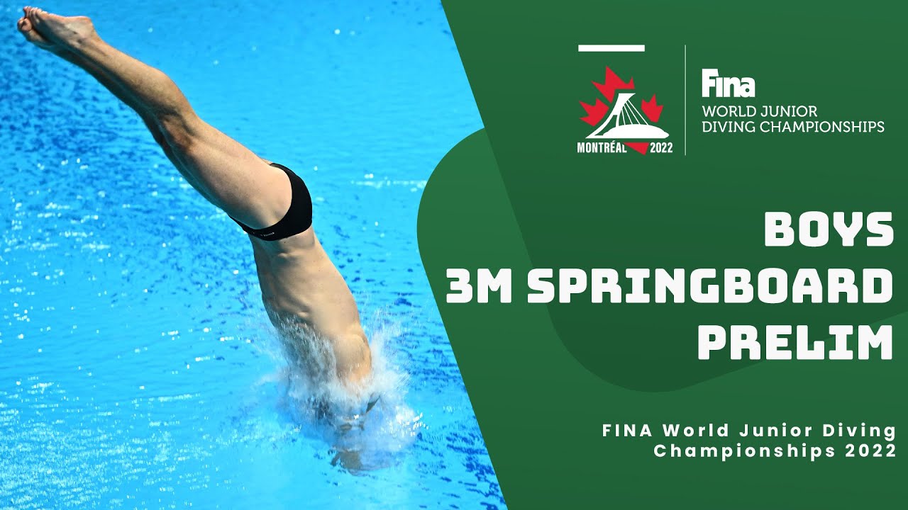 LIVE: Boys 14-15 | 3m Springboard Prelims Highlights | World Junior Diving 2022