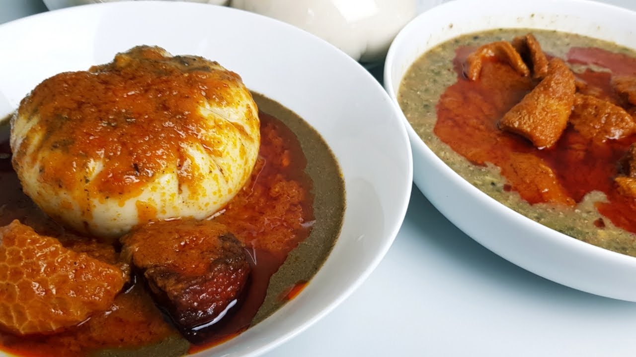 HOW TO PREPARE TUO ZAAFI(TZ) SPECIAL/ORIGINAL TUO ZAAFI STEW/DRIED OKRA SOUP AND MIYAN KUUKA SOUP