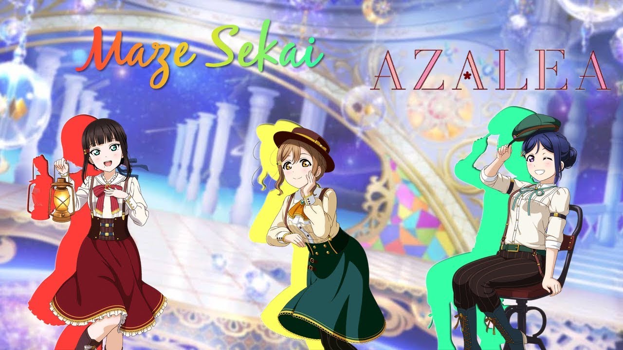 Maze Sekai - Color Coded + Lyrics【ROM/ENG/ESP】 - AZALEA