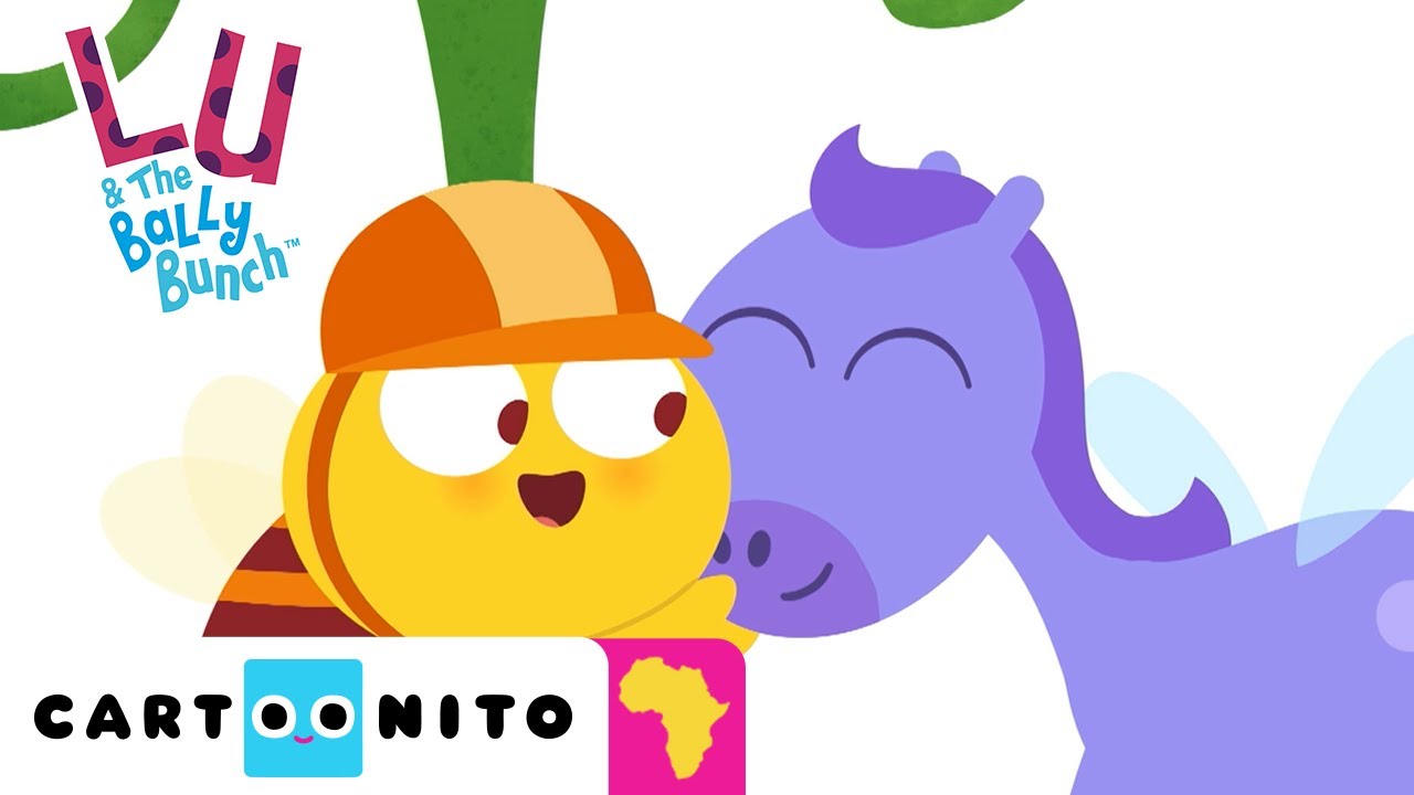 Horsefly Riding | Lu and The Bally Bunch | Cartoon for Kids | @Cartoonito Africa