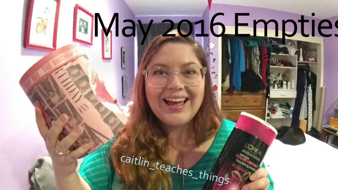 May 2016 Empties