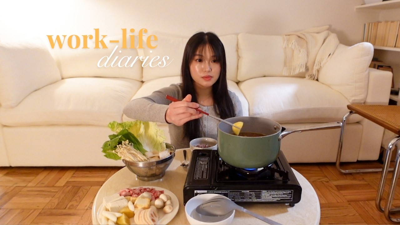 work-life diaries | a slow and cozy february in nyc, catching up on life, twice concert!