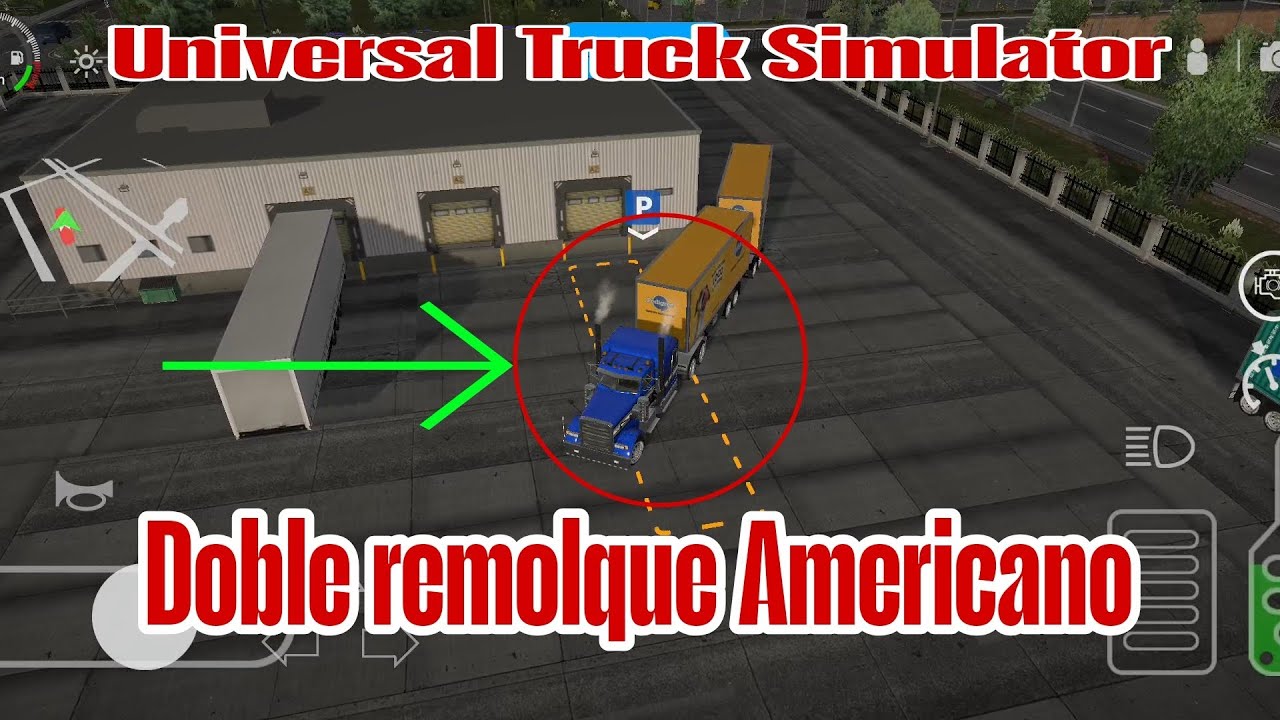🚩😎👍Cómo estacionar doble remolque Americano Dolly tipo ( A ) en UTS. 