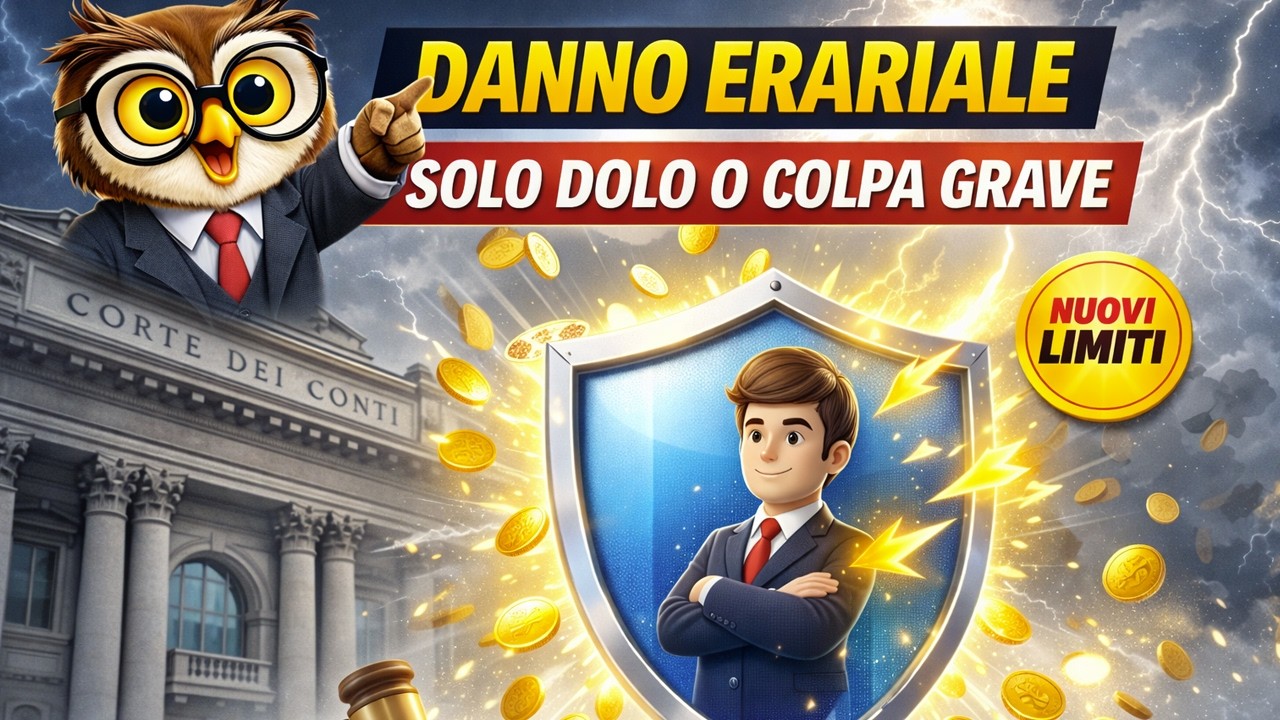 Responsabilità Amministrativa e Danno Erariale: La Riforma 2026 (Dolo e Colpa Grave)