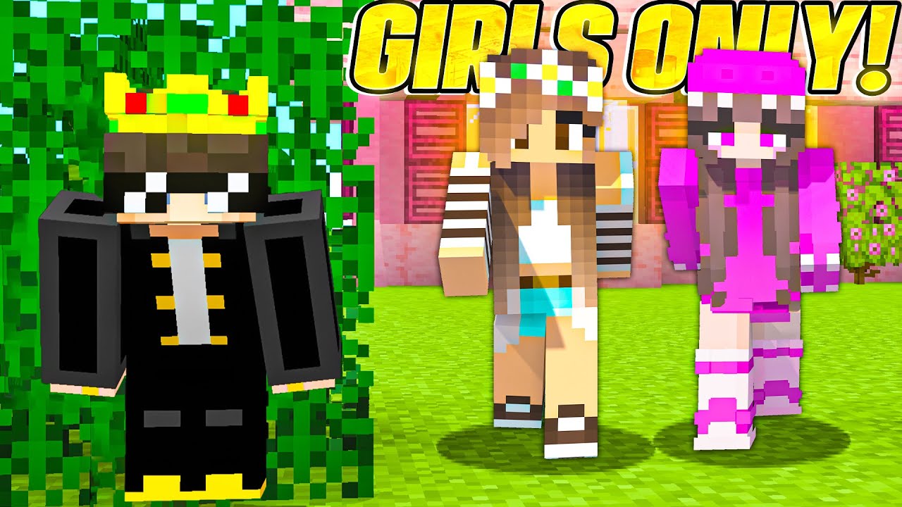 I Secretly Joined a 'GIRLS ONLY' Server in Minecraft...