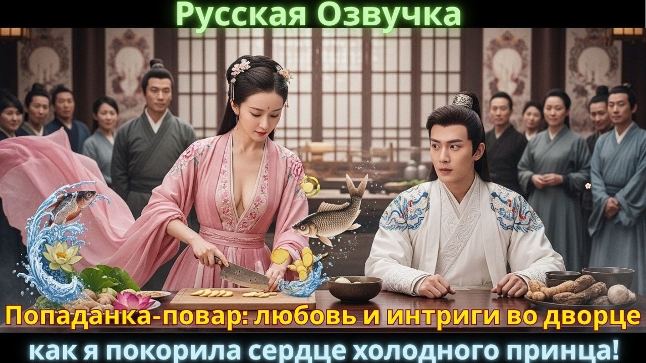 Попаданка-повар: любовь и интриги во дворце, как я покорила сердце холодного принца! #drama #дорама