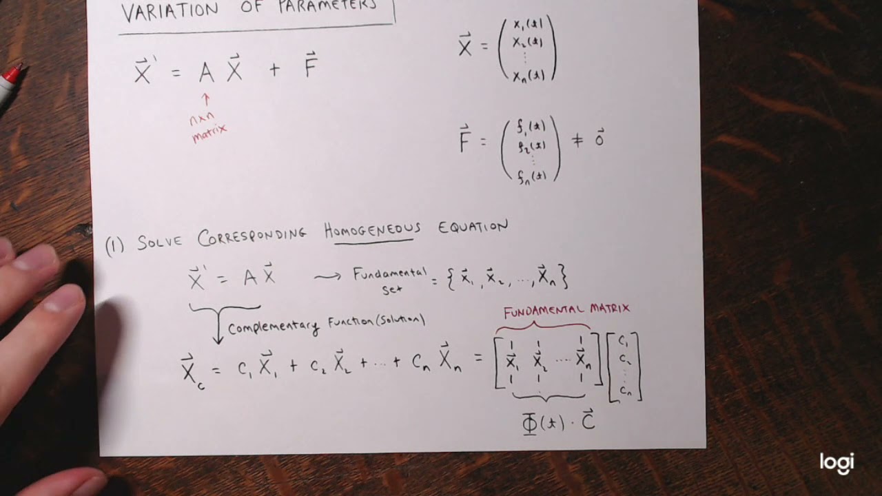Nonhomogeneous Linear Systems of DEs - Variation of Parameters Examples