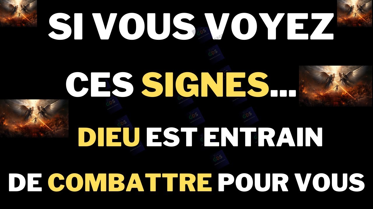 Voici 7 Signes qui Confirme que Dieu Mène vos Combats Pour Vous | ARRÊTEZ DE VOUS BATTRE VOUS-MÊME !