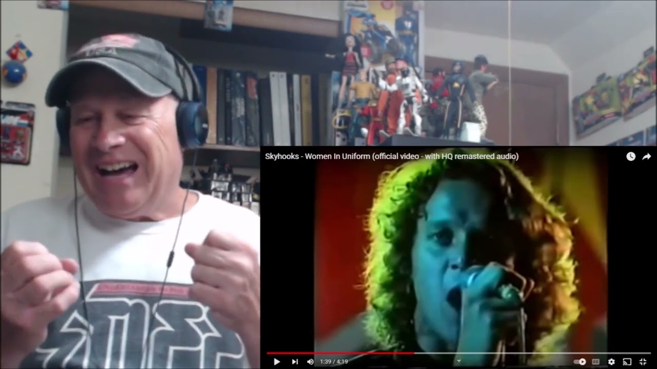 Reaction - Skyhooks - Women In Unifom - Sometimes They Look So Cold But Ooh They Feel So Warm
