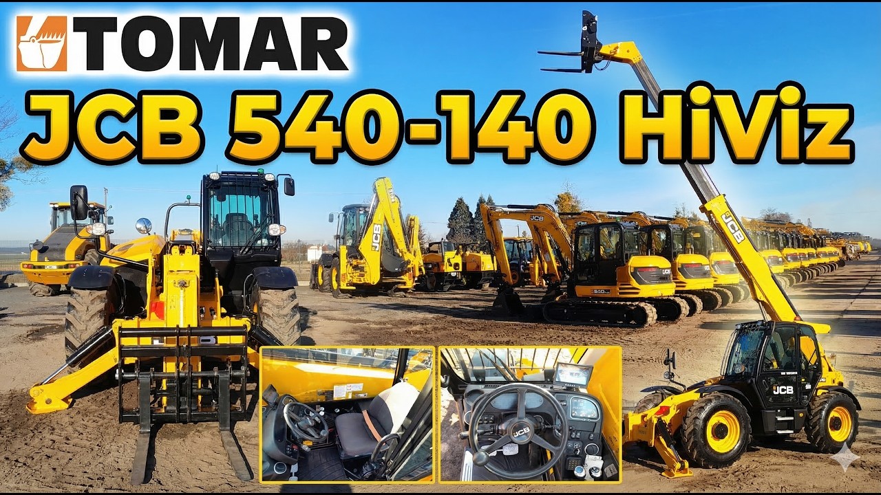 JCB 540 140 2020R 5859 tel +48 575 316 333 forklift telehandler ładowarka teleskopowa