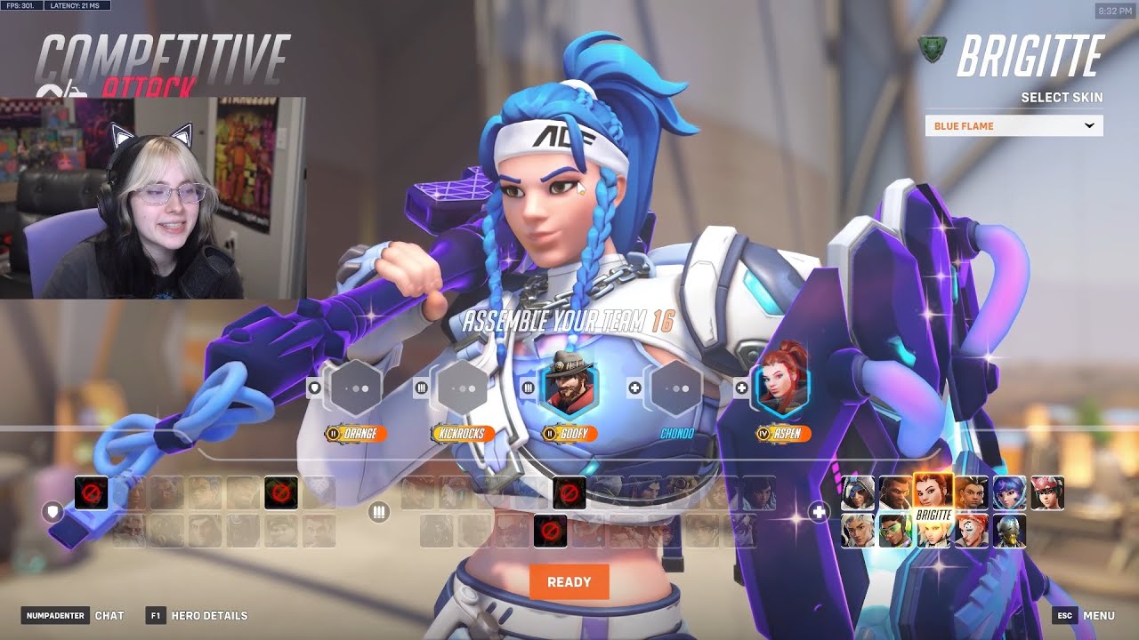 TOP 500 BRIGITTE MAIN! ASPEN BRIGITTE OVERWATCH 2 SEASON 16 TOP 500