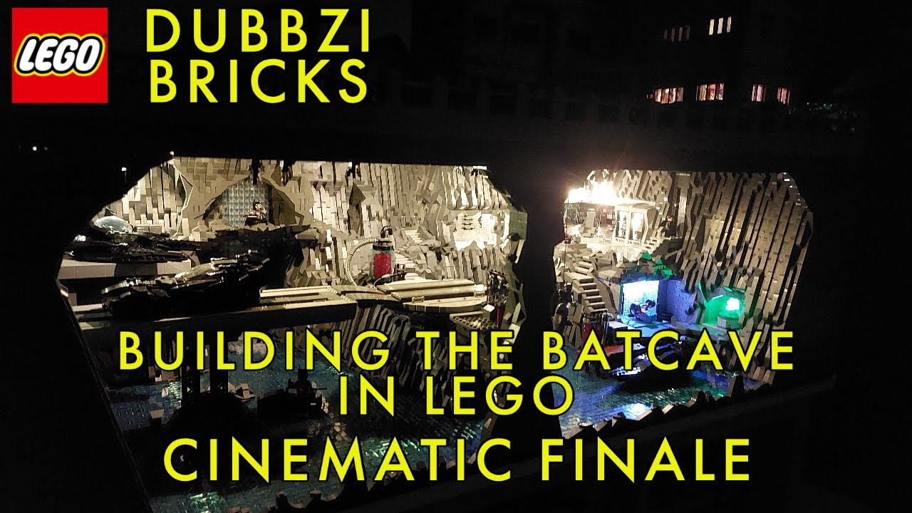 BUILDING THE BATCAVE IN LEGO - CINEMATIC FINALE