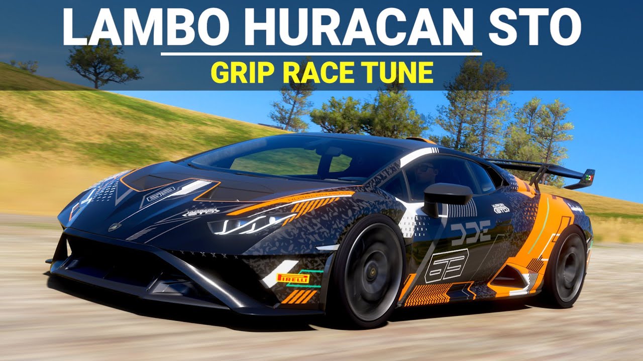 Forza Horizon 5 Tuning - 2020 Lamborghini Huracan STO, FH5 Grip Race Build, Tune & Gameplay