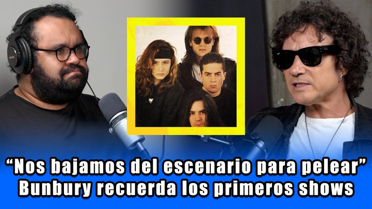 “Nos bajamos del escenario para pelear” ENRIQUE BUNBURY recuerda los primeros shows