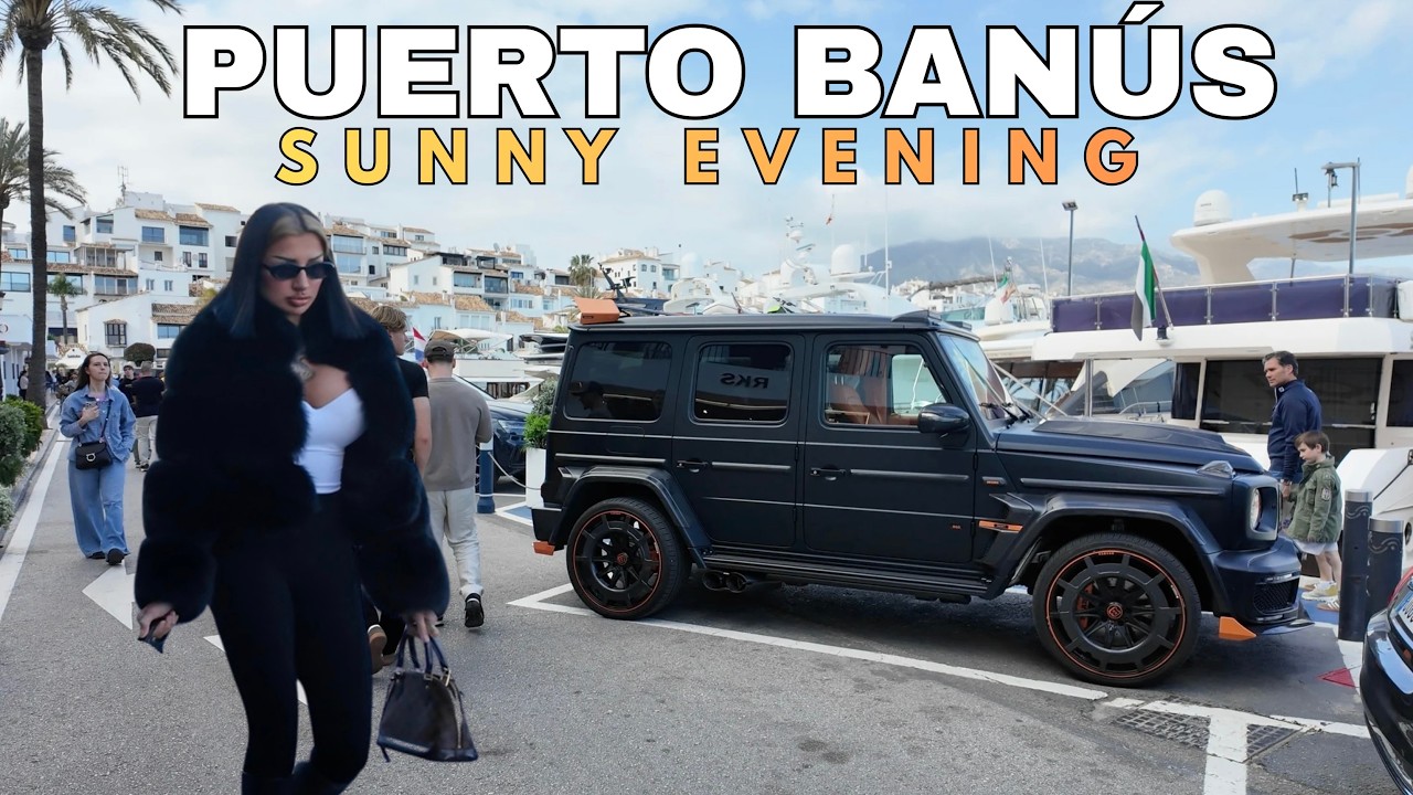 Puerto Banus Marbella 4K Walk | Luxury Life on the Costa del Sol, Spain 🇪🇸