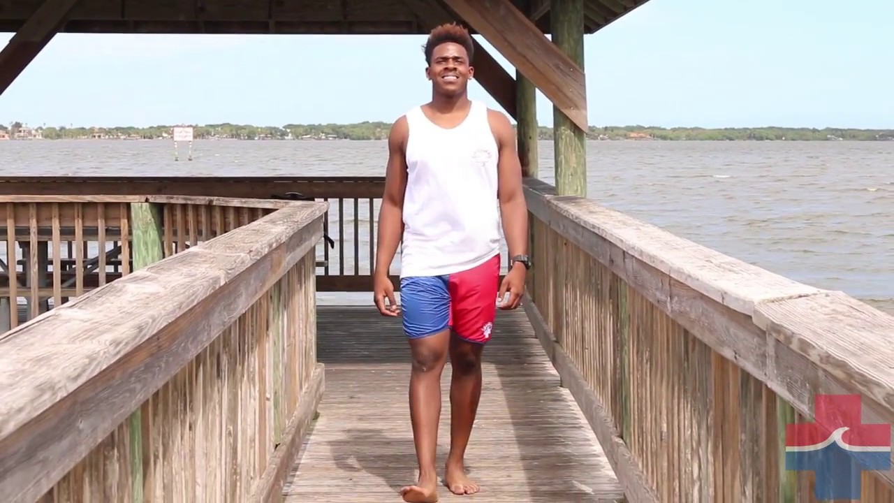 100% NYLON LIFEGUARD SCALLOP BOARD SHORTS