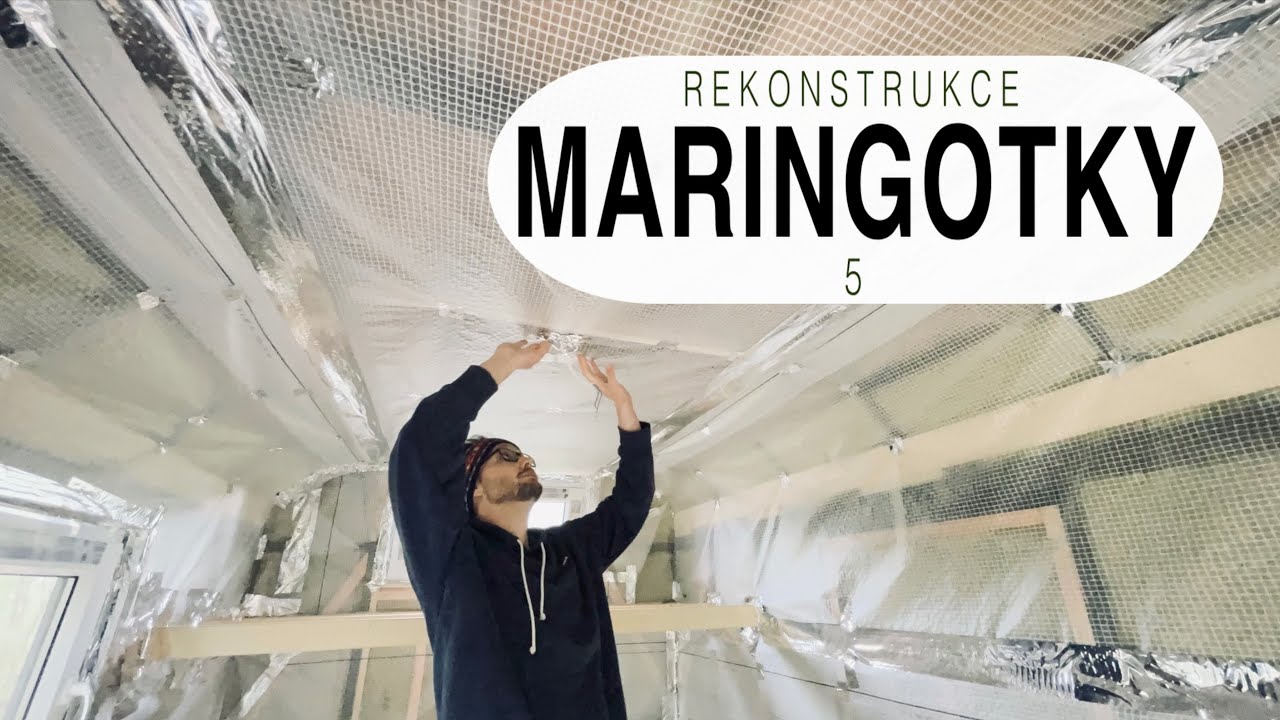 Rekonstrukce maringotky 5 | Vata, parotěsná fólie, el. rozvody