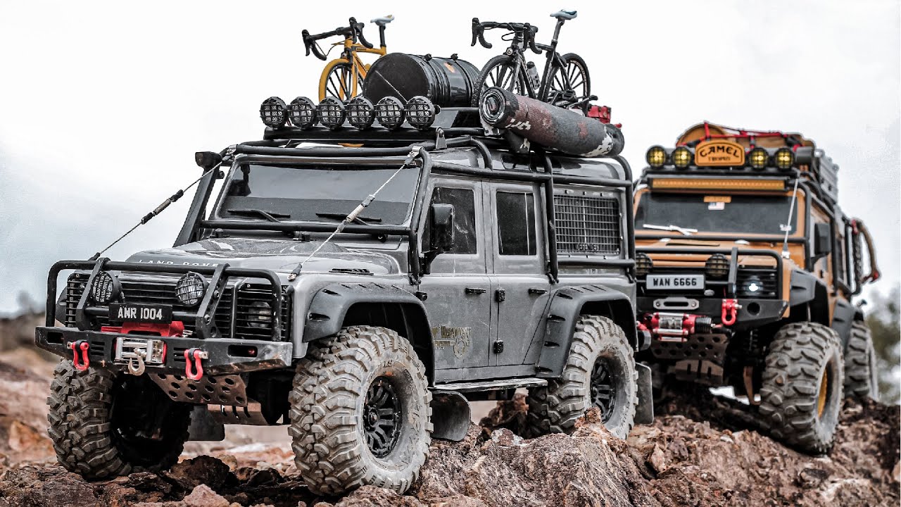 DEFENDER D110 & CAMEL TROPHY D110 RC - ROCKY TERRAIN - TRX4 DEFENDER - TRAXXAS TRX4 - 1/10 RC SCALE
