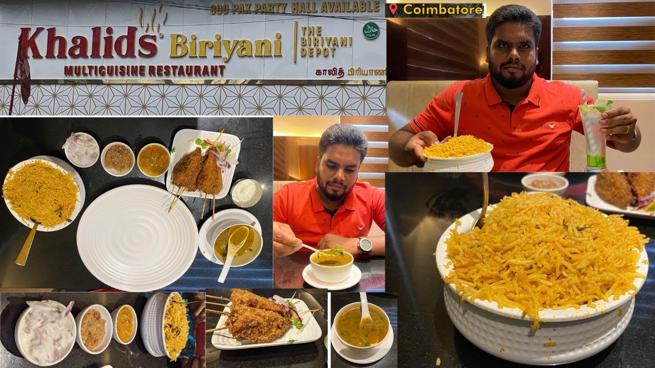 கோவைக்கு வந்துவிட்டது Khalids Biriyani - Chennai Famous Biriyani now in Coimbatore - Biriyani Depot